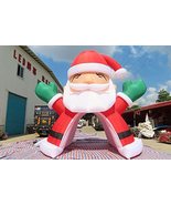 20FT Inflatable Santa Arch Tunnel Christmas Xmas Holiday Celebration Par... - £1,093.41 GBP
