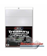 4 packs of 100 (400) BCW Resealable Treasury Comic Book Bags - €48,55 EUR