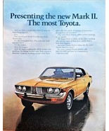 TOYOTA MARK II -Leather like padding-Bucket Seats-Hardtop 1972 Vintage P... - $11.97
