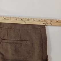 ATTENTION Women's Brown Cotton Rear Zip & Slit Pockets Pencil Skirt Size 10 image 4
