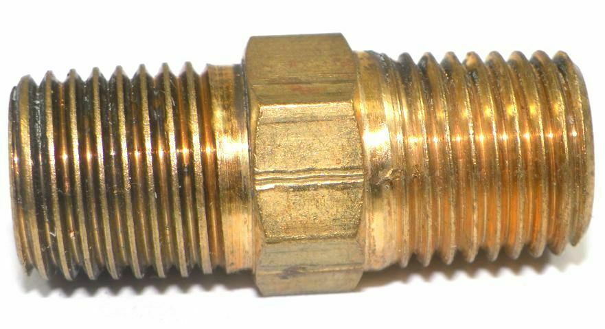 Big A Service Line 3-22244 Brass Pipe, Male Connector Fitting 1/4&quot; x 1/4&quot; - $12.75