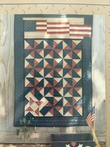 Liberty Homestead Small Quilt Pattern Blue Whale Designs American Flag O... - $8.99