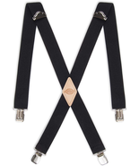 Men’S 1-1/4&quot; Solid Straight Clip Suspender – Adjustable Fit, Heavy-Duty ... - $29.35 CAD
