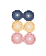 Vintage 70s Mid Century Modern MCM Set of 6 Sunburst Cup Coasters Discs USA - $59.35