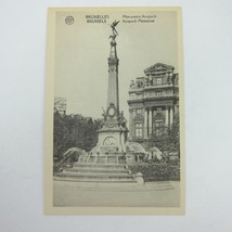 Postcard Brussels Belgium Anspach Memorial Monument P. de Vigne Jeanlet Antique - £5.97 GBP