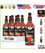 Premium Spicy Bloody Mary Mixer, 6 Bottles of 33.8 Fl Oz - Perfect for M... - $1,290.26 MXN