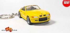 Rare Nice Key Chain Yellow Bmw Z Series Z3 Roadster Custom Great Gift Or Diorama - $48.98