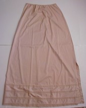 Vintage Gossard Artemis Nylon Full Length Side Slit Cutable Half Slip Sz Medium - £13.49 GBP