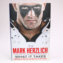 SIGNED What It Takes By Mark Herzlich 1st Ed. 2014 HC Book With DJ NY Giants - $23.05