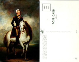 Tennessee(TN) Hermitage Andrew Jackson on Sam Patch White Horse Vintage Postcard - £7.51 GBP
