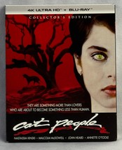 Cat People (1982) Collector&#39;s Edition 4k UHD + Blu-Ray 2022 w SLIPCOVER - $21.93