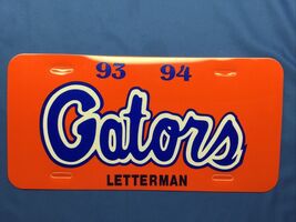 Florida Gators Plastic License Plate 1993 1994 Booster Football Plastic ... - $24.73