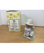 Precious Moments Figurine Girl and Puppy Salt and Pepper Shakers - £10.12 GBP