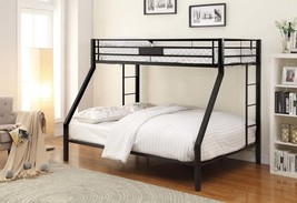 Limbra Twin XL/Queen Bunk Bed - Sandy Black - £360.55 GBP