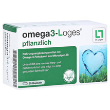 Omega3 Loges Vegetable Capsules 60 pcs - £49.56 GBP