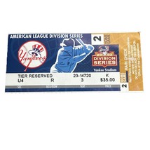 2002 Alds Game 2 Angels At Yankees 10/2 Derek Jeter Hr Ticket Stub - £11.32 GBP