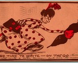 Comic No Time To Write On the Go Bags Packed Running Co 1909 UDB Postcar... - $9.85