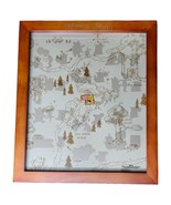Disney Winnie the Pooh Hundred Acre Wood Pin Display Frame &amp; Pin Limited... - $217.38 CAD