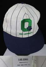 vintage 1990&#39;s snapback hat Ohio University Bobcats pinstripe NEVER WORN! - $794.65 MXN