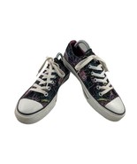 Converse All Star Ctas OX Sneakers Women 10M Shoes Black Red Canvas Graf... - €23,63 EUR