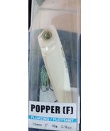 Hardcore Popper F Topwater Popper  3 inch Bass Surface Chugger Lure COLO... - €11,53 EUR