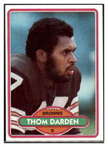 1980 Topps Thom Darden Cleveland Browns Football Card - Vintage NFL Collectible  - £3.80 GBP