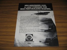 1974 Print Ad Mercruiser 2255 Motor for High Performance Boating - $9.25