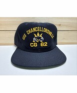 Vintage USS Chancellorsville MILITARY Hat CG-62 Ship Hat New Made In USA... - $555.15 MXN