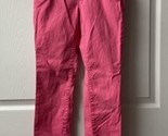 Old Navy Pants Girls Size 16 Pink  Straight Leg Barbiecore Adjustable Waist - $11.62