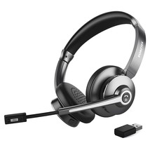 Bluetooth Headset With Microphone, Wireless Headset With Ai Noise Canceling, V5. - £71.16 GBP