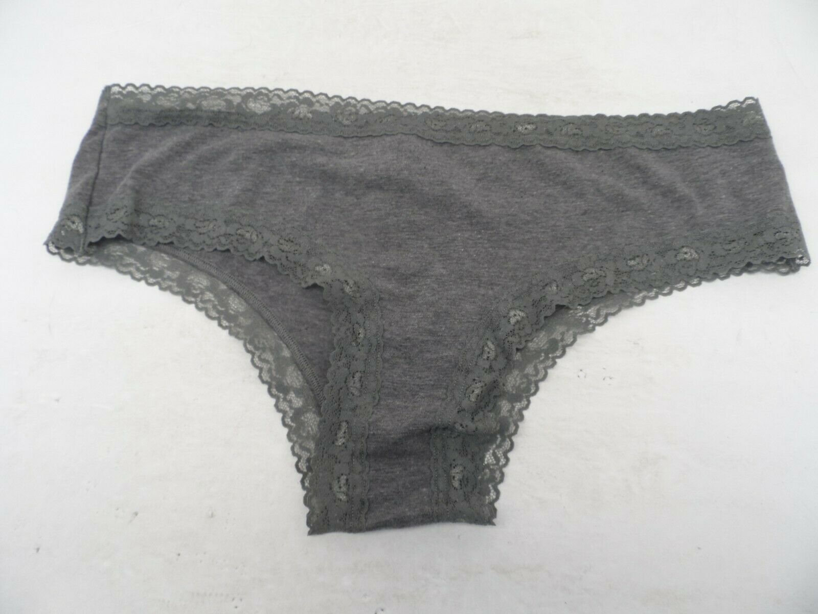 Primary image for Adore Me Women's Cheeky Lace Mesh Panty 09440 Gray Size Small
