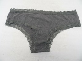 Adore Me Women&#39;s Cheeky Lace Mesh Panty 09440 Gray Size Small - $4.74