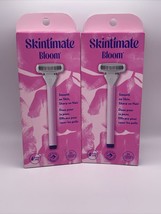 Lot of 2 - Skintimate Bloom Women 4-Blade Razor 1 Handle + 2 Cartridges - £7.76 GBP