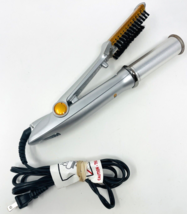 Instyler Rotating Hair Flat Straightener Styler Hot Iron Orange IS1001 - $34.99