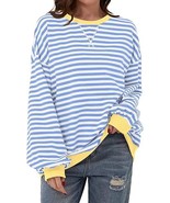 Striped Sweatshirt In Contrasting Colors  for Women Soft Stylish &amp; Classy - $528.49 MXN+