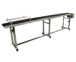 118x15.7inch Industrial PVC Flat Belt Conveyor with Double Guardrail 110... - $1,265.00