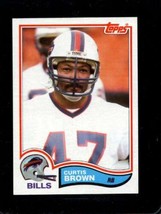 1982 Topps #23 Curtis Brown Nm Bills Nicely Centered *X71384 - $2.21