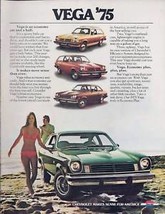 1975 Chevrolet Vega Brochure - £1.17 GBP