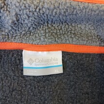 Columbia XM8695 Men's Gray/Orange 1/4 Zip Pullover Sweatshirt Size XL  image 3