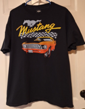 Ford Mustang Mens Logo Officially Licensed Ford Black T-Shirt Size XL 46/48 - $11.64