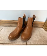 MADDEN GIRL WOMEN&#39;S TRUMPH CHELSEA BOOTS PULL ON LIGHT TAN/ BROWN Size 10 M - €9,75 EUR