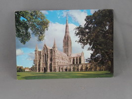 Vintage Postcard - Salisbury Cathedral West Front - Dixon Productions - $15.00