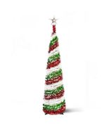 5FT Pop Up Christmas Tree LED Lights Snowflakes Collapsible Tree Topper - $387.25 MXN 5FT Pop Up Christmas Tree LED Lights Snowflakes Collapsible Tree Topper - $387.25 MXN