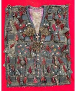 Yoruba Tribe Magnificent Old Hunter’s Vest With Amulets &amp; Magic Bundles ... - $500.00
