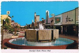 California Postcard Santa Monica Mall - £1.72 GBP