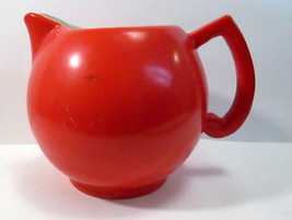 Vintage Bright Orange Pitcher Creamer Czech  Retro Kitchen Decor Collect... - $20.00