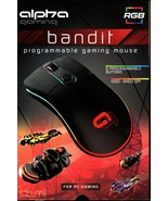 New TZUMI Alpha Gaming BANDIT Programmable USB RGB Gaming Mouse - FREE S... - £15.77 GBP
