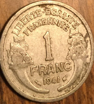 1941 France 1 Franc Coin - £1.25 GBP