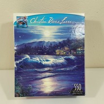 Christian Riese Lassen 550 Piece Puzzle Moonlight Cove #97218 Sealed - $12.55