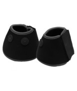 Magnetic Therapy Protective Horse Bell Boots in Black medium English or ... - £22.52 GBP